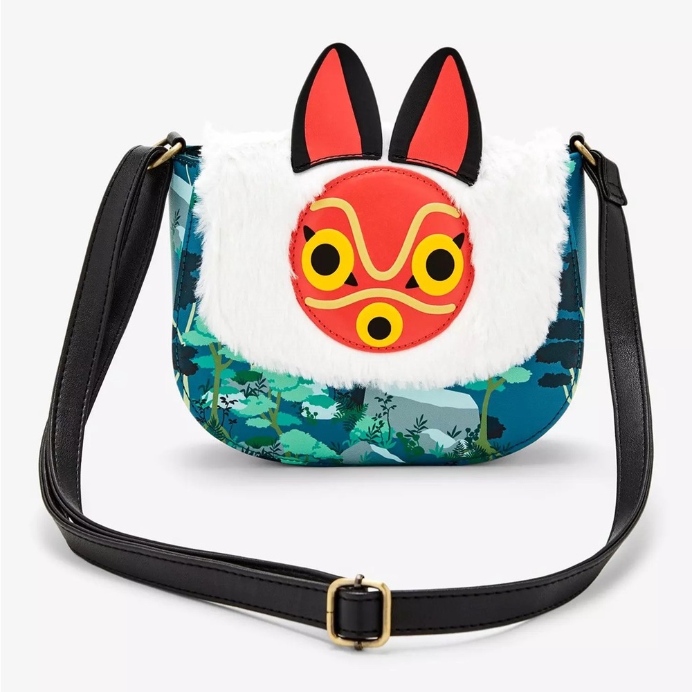 Studio Ghibli Princess Mononoke San Mask Crossbody Bag Hot Topic